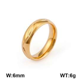 Stainless Steel Gold-plating Ring