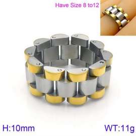 Stainless Steel Gold-plating Ring