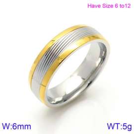 Stainless Steel Gold-plating Ring