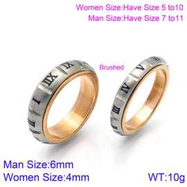 Stainless Steel Lover Ring