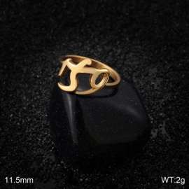 Stainless Steel Gold-plating Ring