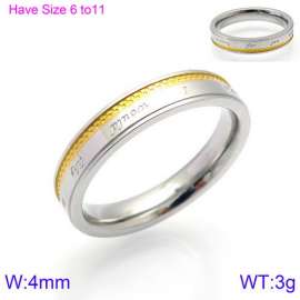 Stainless Steel Gold-plating Ring