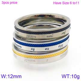 Stainless Steel Gold-plating Ring