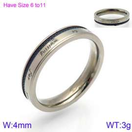 Stainless Steel Black-plating Ring