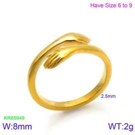 Stainless Steel Gold-plating Ring