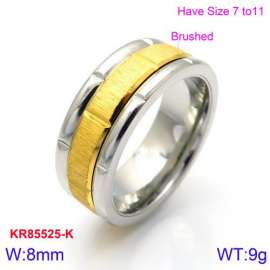 Stainless Steel Gold-plating Ring
