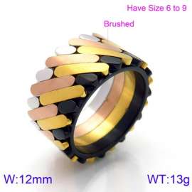 Stainless Steel Gold-plating Ring