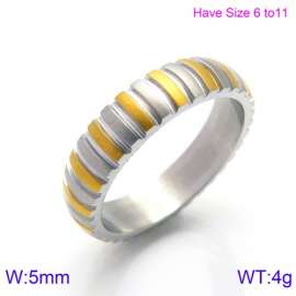 Stainless Steel Gold-plating Ring