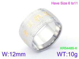 Stainless Steel Gold-plating Ring