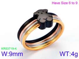 Stainless Steel Rose Gold-plating Ring