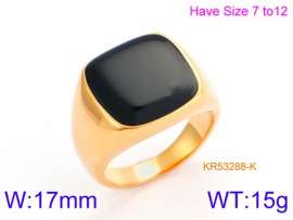 Stainless Steel Gold-plating Ring