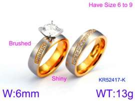 Stainless Steel Lover Ring