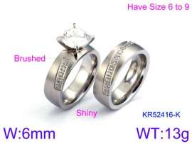 Stainless Steel Lover Ring