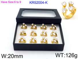 Stainless Steel Stone&Crystal Earring