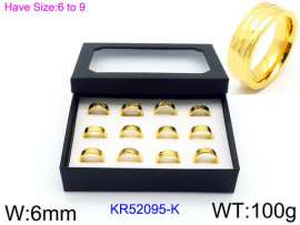 Stainless Steel Gold-plating Ring
