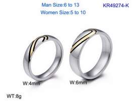 Stainless Steel Lover Ring