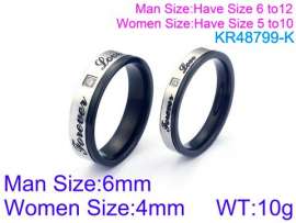 Stainless Steel Lover Ring