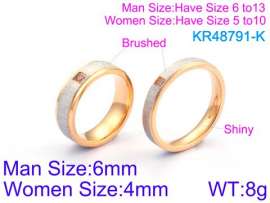 Stainless Steel Lover Ring