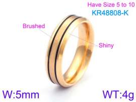 Stainless Steel Gold-plating Ring