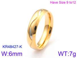 Stainless Steel Gold-plating Ring