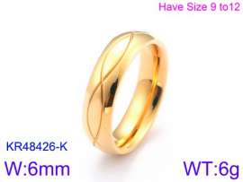 Stainless Steel Gold-plating Ring
