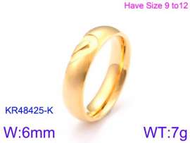 Stainless Steel Gold-plating Ring