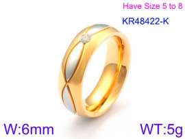 Stainless Steel Gold-plating Ring