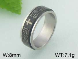 Stainless Steel Black-plating Ring