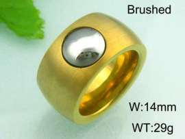 Stainless Steel Gold-plating Ring