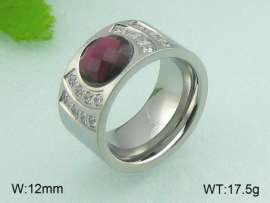 Stainless Steel Stone&Crystal Ring