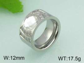Stainless Steel Stone&Crystal Ring