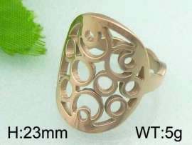 Stainless Steel Gold-plating Ring