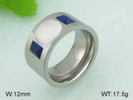 Stainless Steel Stone&Crystal Ring
