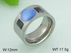 Stainless Steel Stone&Crystal Ring