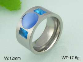 Stainless Steel Stone&Crystal Ring
