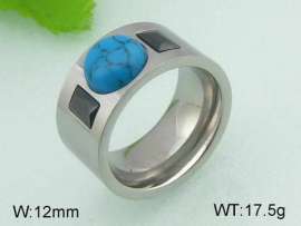 Stainless Steel Stone&Crystal Ring