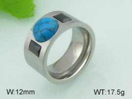 Stainless Steel Stone&Crystal Ring
