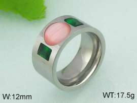 Stainless Steel Stone&Crystal Ring
