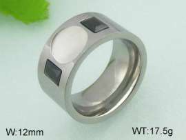 Stainless Steel Stone&Crystal Ring