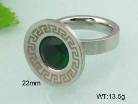 Stainless Steel Stone&Crystal Ring