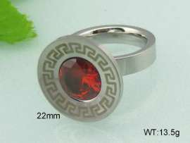 Stainless Steel Stone&Crystal Ring