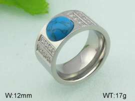 Stainless Steel Stone&Crystal Ring