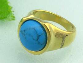 Stainless Steel Gold-plating Ring