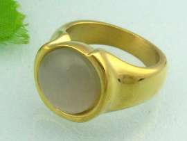 Stainless Steel Gold-plating Ring