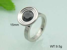 Stainless Steel Stone&Crystal Ring