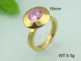Stainless Steel Stone&Crystal Ringv
