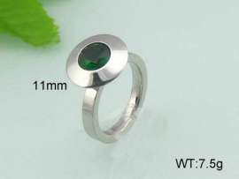 Stainless Steel Stone&Crystal Ring