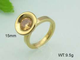 Stainless Steel Stone&Crystal Ring