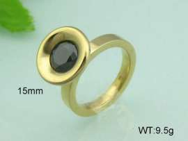 Stainless Steel Stone&Crystal Ring