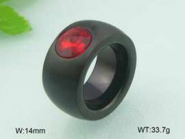 Stainless Steel Stone&Crystal Ring